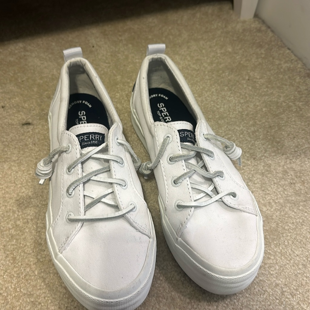 White Sperry Top-Sider Sneakers